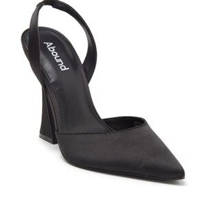 Abound Black Slingback Heel